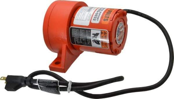 Vibco - 1 Phase, 1.5 Amp, 115 Volt, 5-3/8" Long, Electric Vibrators - 0 to 60 Lbs. Force, 48 Decibels - Industrial Tool & Supply