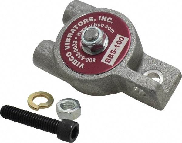 Vibco - 20 Lb. Force, 3-1/2 Cubic Feet per Minute, 12,000 RPM, 66 Decibel, Pneumatic Vibrator - 3-1/4" Long x 1-3/16" Wide x 1" High, 1/8 Port Inlet, 1/8 Port Outlet - Industrial Tool & Supply