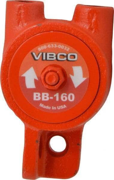 Vibco - 140 Lb. Force, 8 Cubic Feet per Minute, 15,000 RPM, 76 Decibel, Pneumatic Vibrator - 4-1/8" Long x 2" Wide x 2-9/16" High, 1/4 Port Inlet, 1/4 Port Outlet - Industrial Tool & Supply