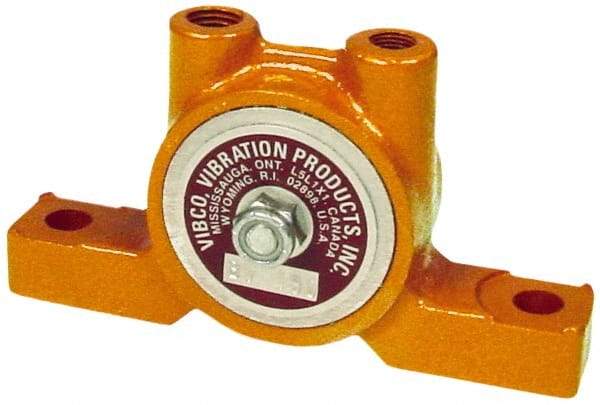 Vibco - 55 Lb. Force, 6 Cubic Feet per Minute, 24,000 RPM, 74 Decibel, Pneumatic Vibrator - 3-7/8" Long x 1-9/16" Wide x 2-3/8" High, 1/8 Port Inlet, 1/8 Port Outlet - Industrial Tool & Supply