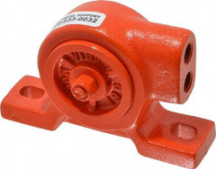 Vibco - 260 Lb. Force, 11 Cubic Feet per Minute, 16,000 RPM, 73 Decibel, Pneumatic Vibrator - 5-1/16" Long x 1-5/16" Wide x 3" High, 1/4 Port Inlet, 1/4 Port Outlet - Industrial Tool & Supply
