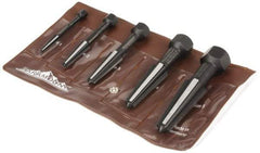 Paramount - 5 Piece Screw Extractor Set - #1 to #5 Size Range - Industrial Tool & Supply