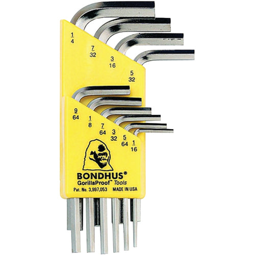 10PC HEX END L-WRENCH ST BRITEGUARD - Industrial Tool & Supply