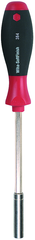 1/4 x 300mm - Magnetic Bit Holding Screwdriver SoftFinish® Grip - Industrial Tool & Supply