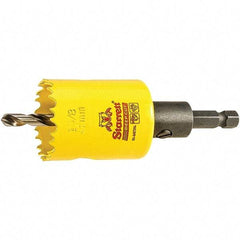 Starrett - 1-5/8" Diam, 2" Cutting Depth, Hole Saw - High Speed Steel Saw, Toothed Edge - Industrial Tool & Supply
