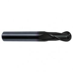 1/16" Dia. - 1-1/2" OAL - 30 Helix Super-A CBD Ball Nose EM - 2 FL - Industrial Tool & Supply