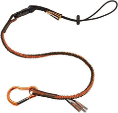 Ergodyne - 70" Tool Lanyard - Carabiner Connection, Orange - Industrial Tool & Supply