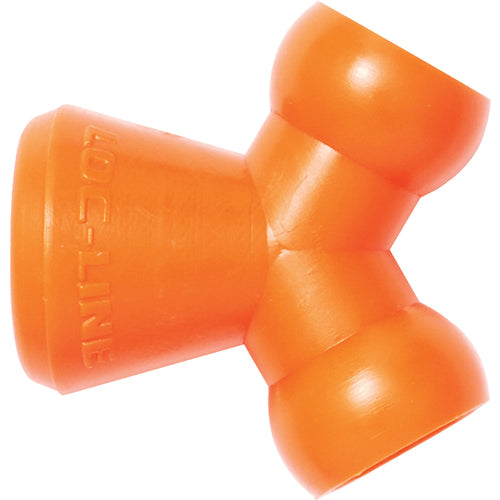 Coolant Hose System Component - 1/4″ Inside Diameter System-1/4″ Y Fitting (Pack of 2) - Industrial Tool & Supply