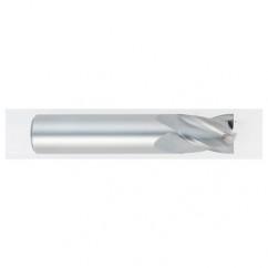 9.0mm Dia. - 51mm OAL - Bright CBD - HP End Mill - 4 FL - Industrial Tool & Supply