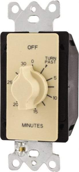 TORK nsi - 0 min to 30 min Indoor Analog Spring-wound Mechanical Timer - 125/250/277 VAC, 50/60 Hz, 2,500 Watts, 48 Modes - Industrial Tool & Supply