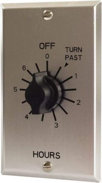 TORK nsi - 0 min to 6 hr Indoor Analog Spring-wound Mechanical Timer - 125/250/277 VAC, 50/60 Hz, 2,500 Watts, 6 Modes - Industrial Tool & Supply