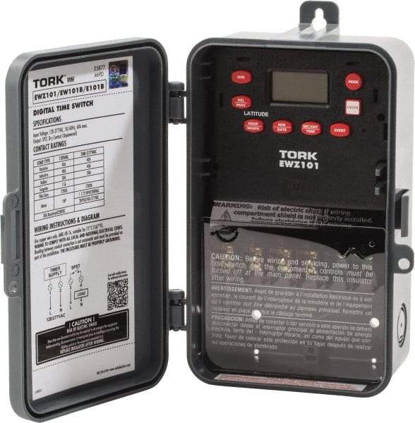 TORK nsi - Electrical Timers & Timer Switches Timer/Switch Type: Electronic Timer Switch Recommended Environment: Indoor/Outdoor - Industrial Tool & Supply