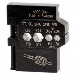 DIE SET FOR FIBER OPTIC CONNECTORS - Industrial Tool & Supply