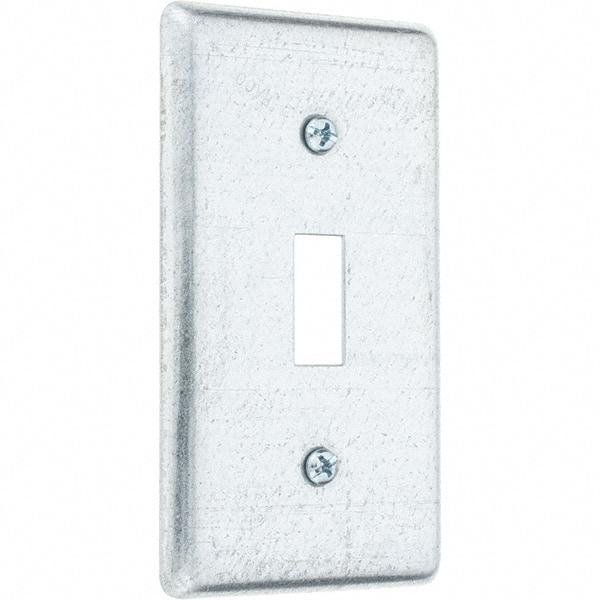 Value Collection - Electrical Outlet Box Steel Box Cover - Industrial Tool & Supply