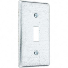 Value Collection - Electrical Outlet Box Steel Box Cover - Industrial Tool & Supply