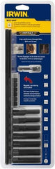 Irwin - 8 Piece Bolt Extractor Set - Magnetic Rail - Industrial Tool & Supply
