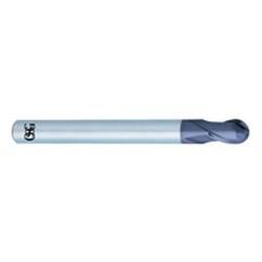 1/16" Dia. - 1-1/2" OAL - Solid Carbide - Ball Nose HP End Mill-2 FL - Industrial Tool & Supply