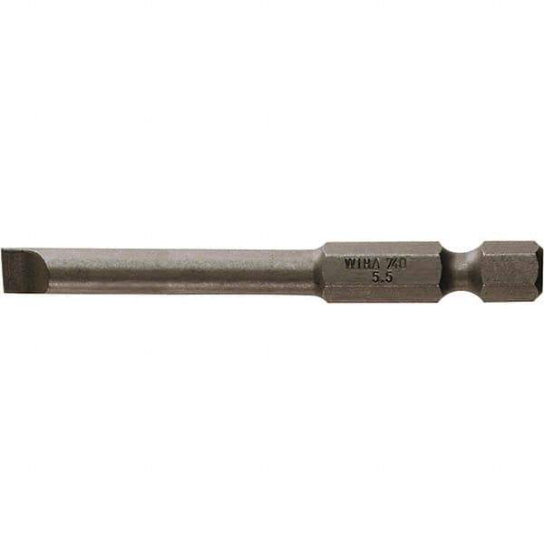 Wiha - 5/32" Power Bit - 1/4" Drive, 2-3/4" OAL - Industrial Tool & Supply