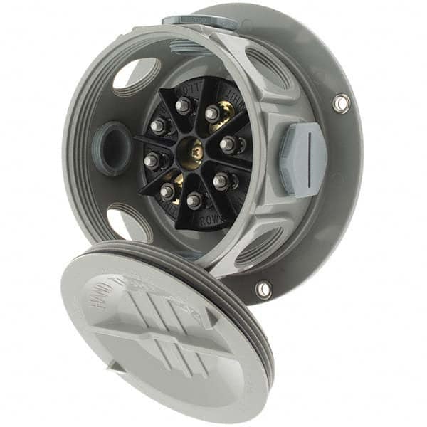 Truck-Lite - 5-1/2 Plastic Round Junction Box - Industrial Tool & Supply