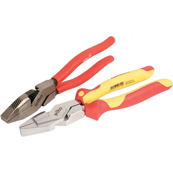 Wiha - Plier Sets Set Type: Insulated Pliers; Linesman Pliers Number of Pieces: 2 - Industrial Tool & Supply