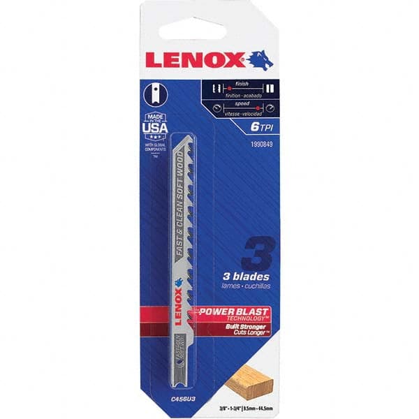 Lenox - Jig Saw Blades Blade Material: Bi-Metal Blade Length (Inch): 4 - Industrial Tool & Supply