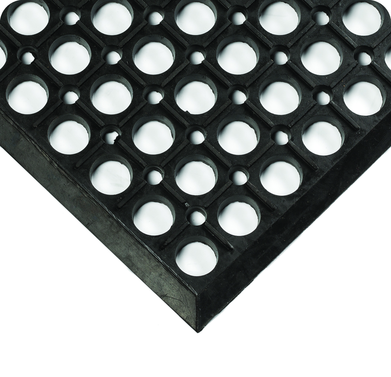WorkRite Floor Mat - 3' x 20' x 1/2" Thick (Gray CFR Coating) - Industrial Tool & Supply