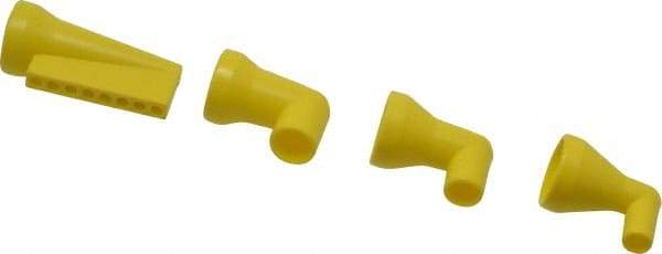 Value Collection - 1/2" Hose Inside Diam x 1/4, 3/8, 1/2" Nozzle Diam, Coolant Hose Nozzle Kit - For Use with Snap Together Hose System, 4 Pieces - Industrial Tool & Supply