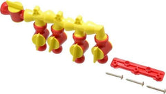 Value Collection - 1/2" Hose Inside Diam, Coolant Hose Manifold - For Use with Snap Together Hose System, 6 Pieces - Industrial Tool & Supply