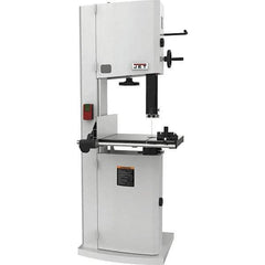 Jet - 14-1/8" Throat Capacity, Step Pulley Vertical Bandsaw - 3,100 SFPM, 3 hp, Single Phase - Industrial Tool & Supply