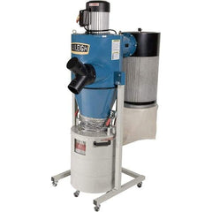 Baileigh - 1µm, 110 Volt Portable Dust Collector - 40" Long x 45" Deep x 48" High, 4" Connection Diam, 600 CFM Air Flow - Industrial Tool & Supply