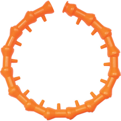 Coolant Hose System Component - 1/2″ Inside Diameter System-1/2″ Circle Flow Nozzles w/15 Side Flows & End Caps (Pack of 1) - Industrial Tool & Supply