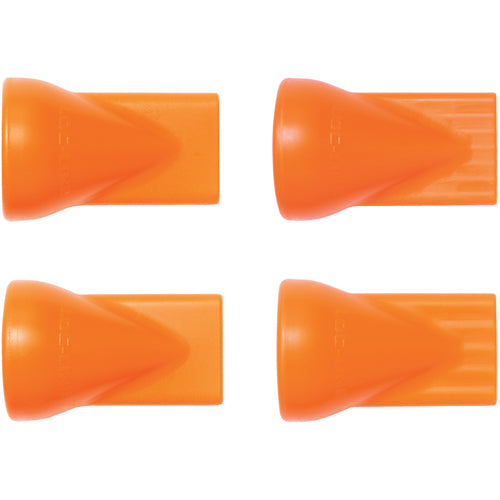 Coolant Hose System Assortment - 1/2″ Inside Diameter System-1/2″ Flat Nozzle Assortment Contains 1 each of Flat Slot 80, Flat Slot 125, Flat Hole 5 & Flat Hole 7 Nozzles - Industrial Tool & Supply