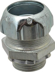 Thomas & Betts - 3/4" Trade, Malleable Iron Compression Straight Rigid/Intermediate (IMC) Conduit Connector - Noninsulated - Industrial Tool & Supply
