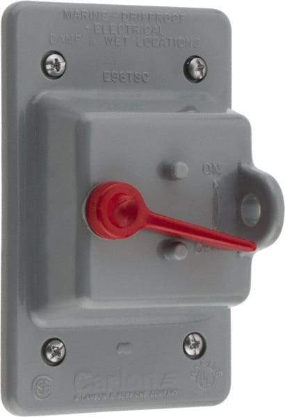 Thomas & Betts - Electrical Outlet Box Polycarbonate Toggle Switch - Industrial Tool & Supply