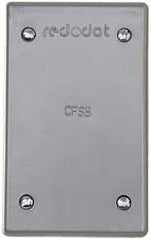 Thomas & Betts - Electrical Outlet Box Aluminum Blank Cover - Includes Gasket & Screw - Industrial Tool & Supply