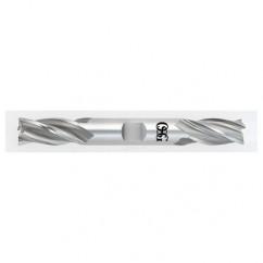 23/64 x 3/8 x 3/4 x 3-1/2 4 Fl HSS-CO Square Non-Center Cutting End Mill -  Bright - Industrial Tool & Supply