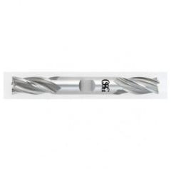 23/64 x 3/8 x 3/4 x 3-1/2 4 Fl HSS-CO Square Non-Center Cutting End Mill -  Bright - Industrial Tool & Supply