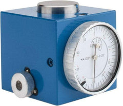 Value Collection - 37mm Long x 37mm Wide x 2" High, Zero Setter - 0.01 mm Repeatability, 0.0005 Inch Graduation, Includes Indicator - Industrial Tool & Supply
