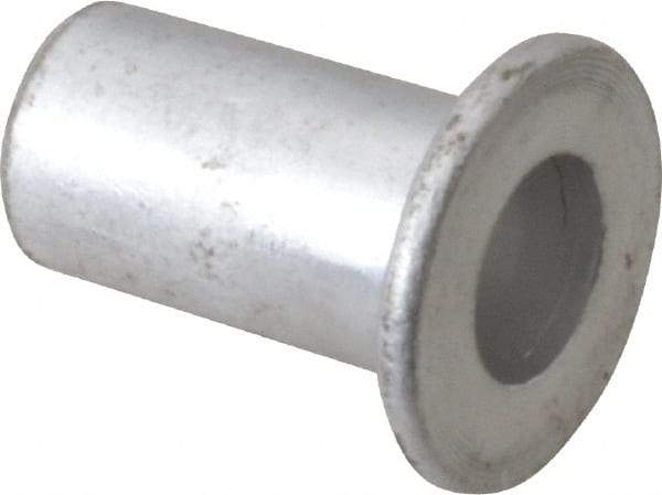 RivetKing - 5/16-18, 0.03 to 0.125" Grip, Aluminum Standard Rivet Nut - Uncoated, Drill Size Letter Z, Round Head - Industrial Tool & Supply