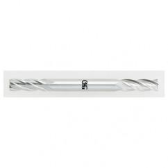 3/32 x 3/16 x 9/32 x 2-1/4 4 Fl HSS-CO Square Center Cutting End Mill - Bright - Industrial Tool & Supply