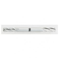 1/16 x 3/16 x 3/16 x 2-1/4 4 Fl HSS-CO Square Center Cutting End Mill - Bright - Industrial Tool & Supply