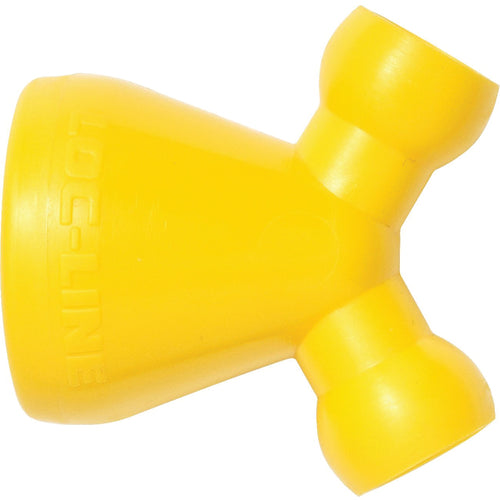 1/2″ to 1/4″ Acid Resistant Y 2 Piece - Coolant Hose System Component - Industrial Tool & Supply