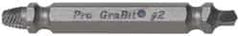 Alden - Bolt & Screw Extractor - 1/4, M6 Extractor for #8 to #10 Screw, 2" OAL - Industrial Tool & Supply
