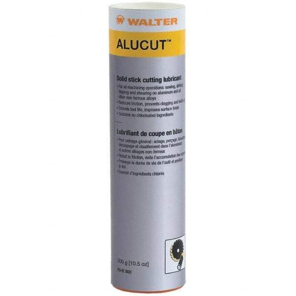 WALTER Surface Technologies - AluCut, 10.5 oz Stick Cutting Fluid - Solid Stick, For Drilling, Sawing, Tapping - Industrial Tool & Supply