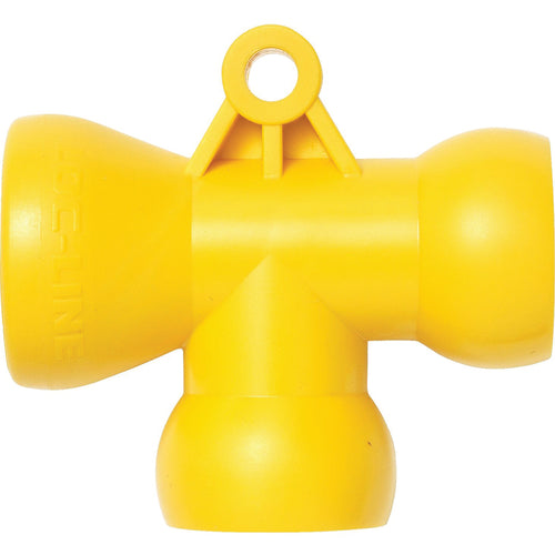 1/2″ Acid Resistant T Fitting 2 Piece - Coolant Hose System Component - Industrial Tool & Supply