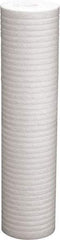 Value Collection - 4-3/8" OD, 5µ, Polypropylene Melt Blown-Thermal Bonded Cartridge Filter - 20" Long, Reduces Dirt & Rust - Industrial Tool & Supply