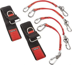 Proto - 13" Tool Tether Kit - D-Ring Connection, 13" Extended Length, Black - Industrial Tool & Supply
