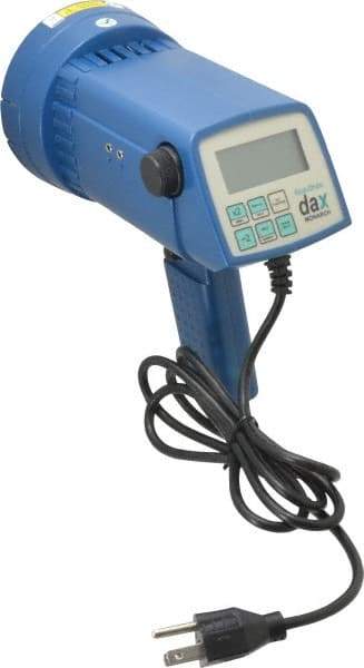 Made in USA - 9 Inch Long x 3.6614 Inch Wide, Stroboscope - 3.5433 Inch Meter Thickness, 30 to 20,000 Flash per Minute - Industrial Tool & Supply
