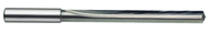 31/64 Dia. - Carbide Straight Flute 7xD Drill-130° 4-Facet Point-Coolant-Bright - Industrial Tool & Supply