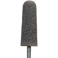 1″ × 2-3/4″ 1/4″ Spindle NorZon Mounted Point A3 24 Grit Zirconia Alumina - Industrial Tool & Supply